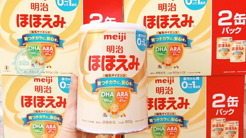 Sữa Bột Ngoại Nhập phân phối sữa Meiji 0-1 100% chính hãng, giá rẻ