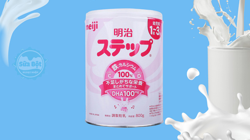 Sữa Meiji 1-3 có hương vị gần với sữa mẹ, trẻ dễ dàng chấp nhận hơn các loại sữa khác