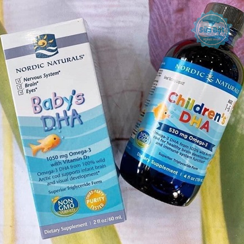 Uống DHA Nordic Naturals mỗi ngày sẽ giúp bé tăng cường sức khỏe cho xương, răng