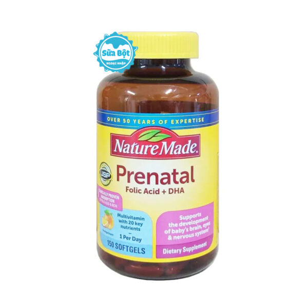 Vitamin tổng hợp cho bà bầu Nature Made Prenatal Multi + DHA