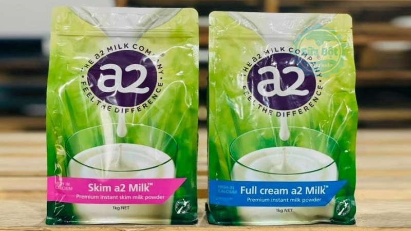 Những điểm khác nhau của sữa A2 tách kem và nguyên kem