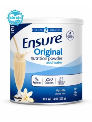Sữa Ensure Original Nutrition Powder hương vani của Mỹ 397g
