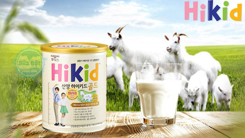Sữa Hikid dê được chắt lọc từ sữa dê núi ở Hà Lan, cho vị sữa ngon tự nhiên