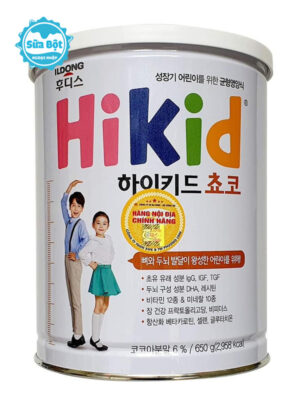Sữa Hikid socola Hàn Quốc 650gr (1-9 tuổi)