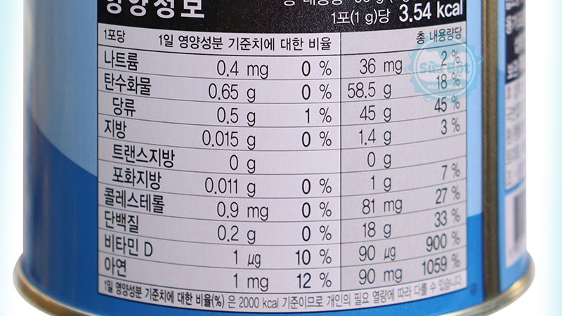 Sữa non ILDong số 1 thành phần dinh dưỡng chi tiết