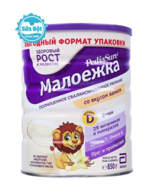 Sữa Pediasure Nga vị vani (Dành cho trẻ 1-10 tuổi) 850g