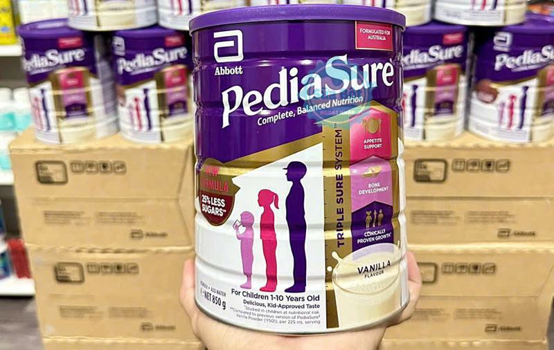 Sử dụng sữa Pediasure Úc giúp trẻ tăng trưởng và phát triển toàn diện