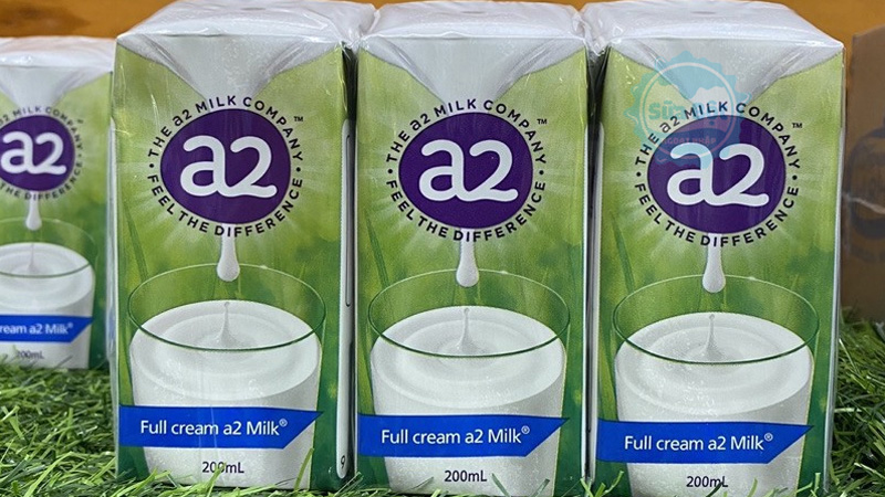 Sữa tươi A2 đóng gói gọn gàng, không chứa chất bảo quản, tiện dụng mọi lúc