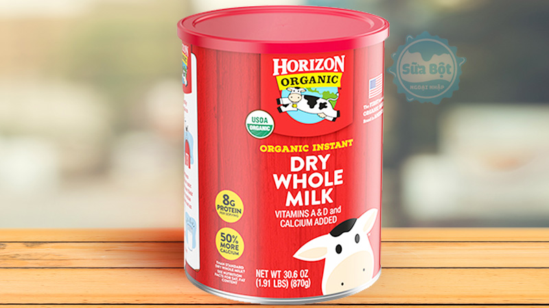 Sữa tươi Horizon Organic là hàng nội địa Mỹ, đảm bảo an toàn cho sức khỏe khi dùng