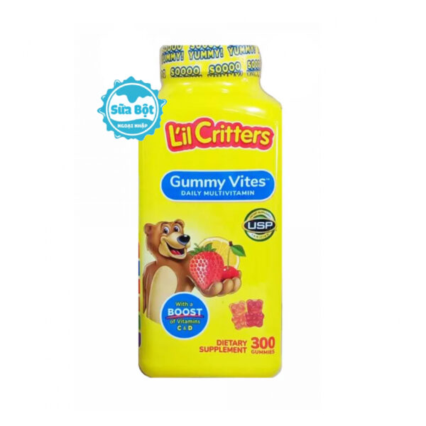 Kẹo dẻo gấu Lil Critters Gummy Vites bổ sung Vitamin (300 viên)