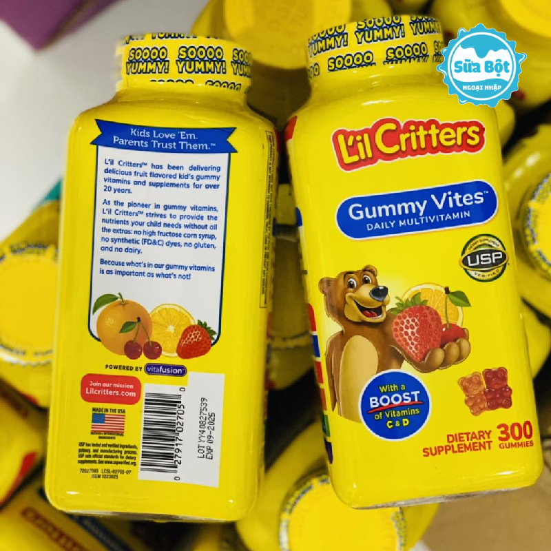 Cách bảo quản kẹo dẻo gấu Lil Critters Gummy Vites