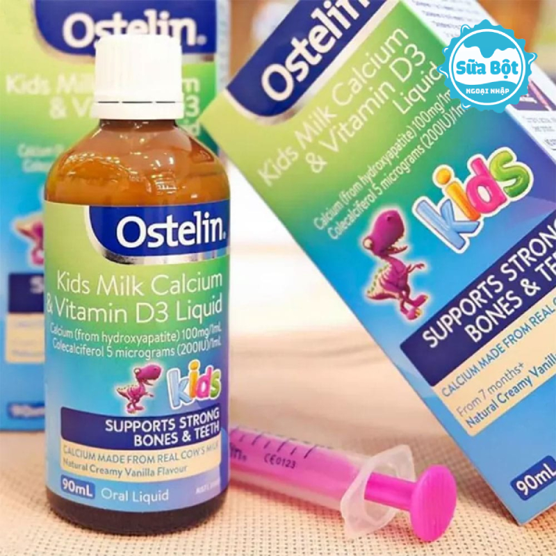 Ưu điểm nổi bật của siro Ostelin Kids Milk Calcium & Vitamin D3 90ml