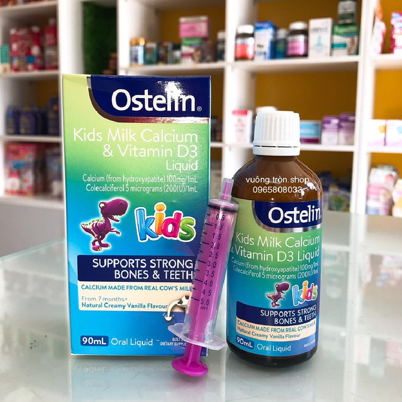 Cách bảo quản siro Ostelin Kids Milk Calcium & Vitamin D3 90ml