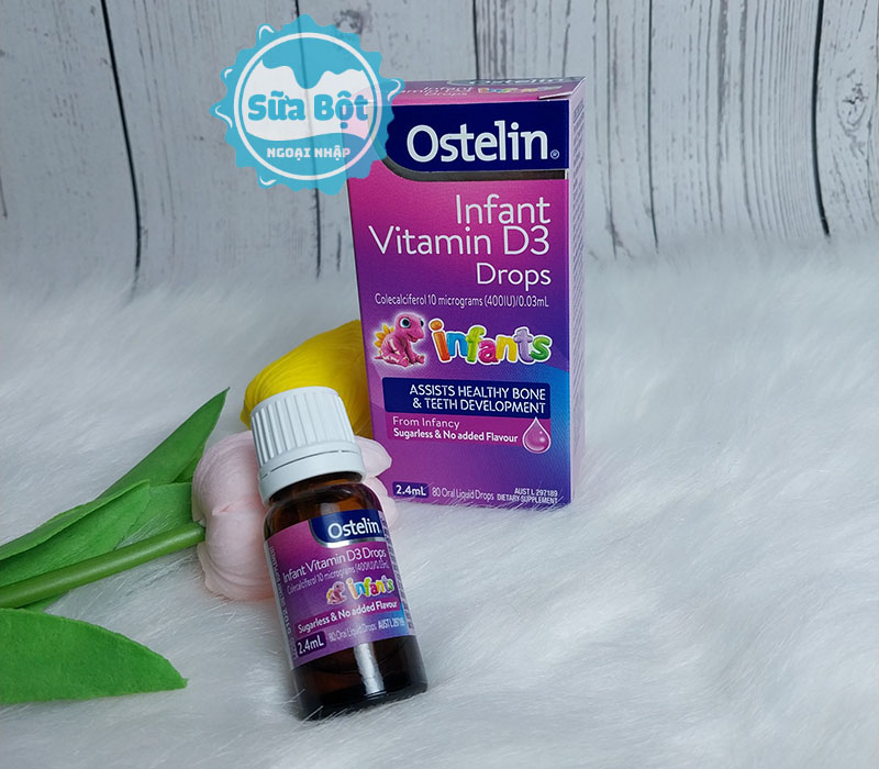 Vitamin D3 Ostelin Infant bảo quản ở nơi khô ráo, thoáng mát, tránh ánh nắng trực tiếp