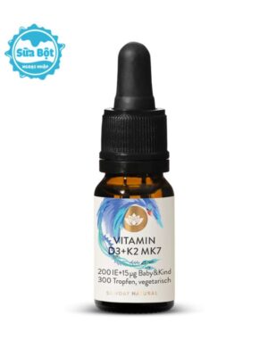 Vitamin D3 K2 MK7 Sunday Natural Dạng Giọt Cho Bé 20ml của Đức (0-4 tuổi)