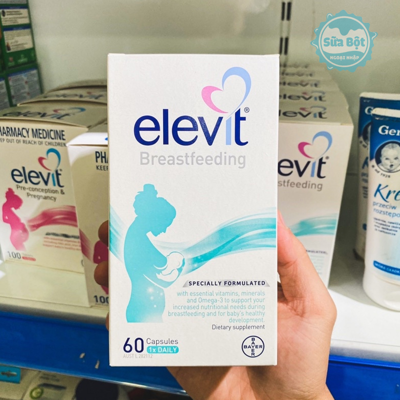 Vitamin tổng hợp Elevit chuyên dụng cho phụ nữ sau sinh của nhà Bayer