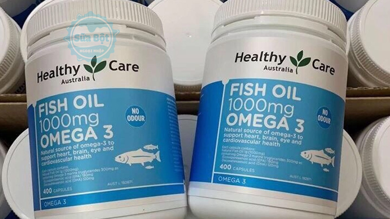 Dầu cá Healthy Care Fish Oil 1000mg mua sắm tin cậy tại shop Sữa Bột Ngoại Nhập