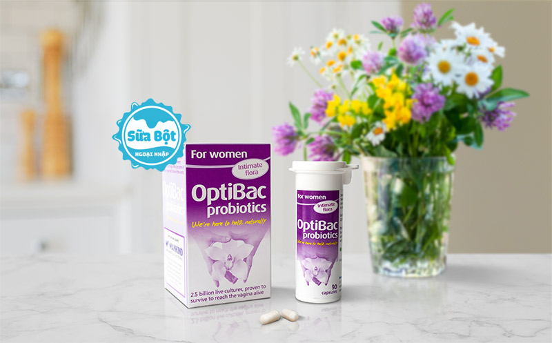 OptiBac probiotics có thành phần chủ yếu từ lợi khuẩn tốt cho đường âm đạo