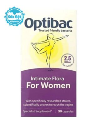 Men vi sinh Optibac Probiotics tím 90 viên của Anh cho phụ nữ