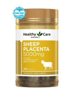 Nhau thai cừu Healthy Care Sheep Placenta 5000mg của Úc 100 viên