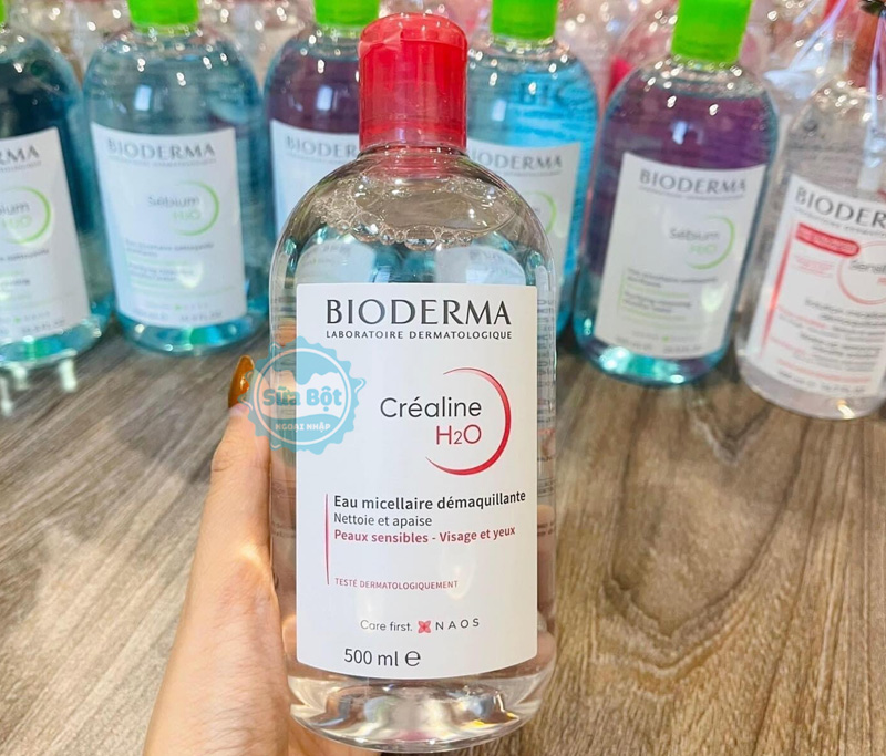 Nước tẩy trang Bioderma hồng có công thức phù hợp với da nhạy cảm