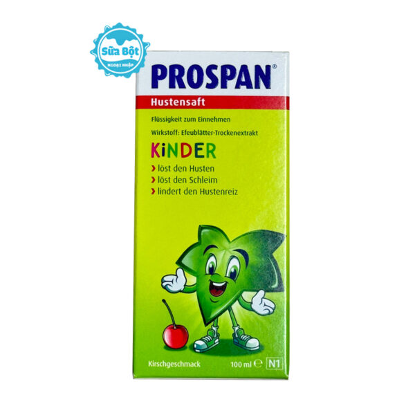 Siro ho Prospan Đức 100ml - Nhanh chóng chặn đứng cơn ho