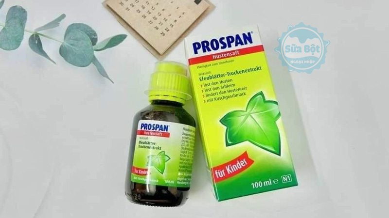 Siro ho Prospan có vị ngọt dịu dễ dùng cho cả trẻ nhỏ và người lớn