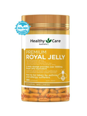 Sữa ong chúa Healthy Care Royal Jelly 1000mg của Úc (365 viên)