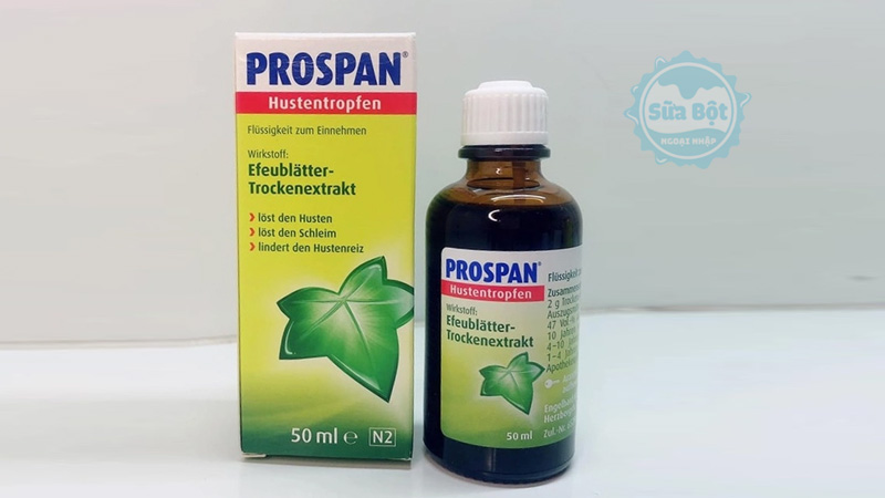 Tinh chất Prospan được sản xuất theo quy trình khép kín, đạt chuẩn của Đức