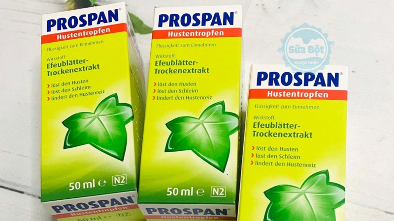 Tinh chất Prospan Đức được bán chính hãng tại Sữa Bột Ngoại Nhập