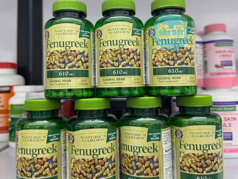 Lợi sữa cỏ Cari Fenugreek giá tốt tại Sữa Bột Ngoại Nhập