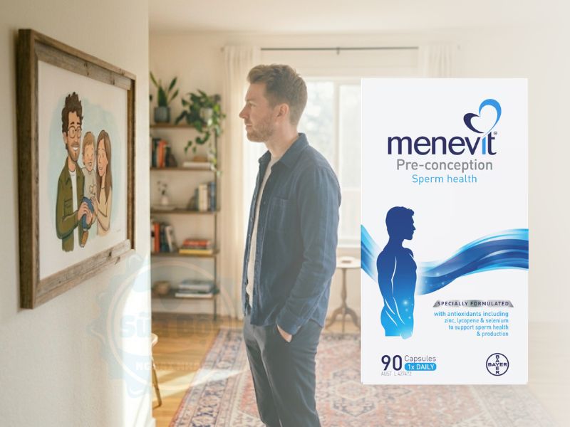Viên uống Menevit Úc 90 viên