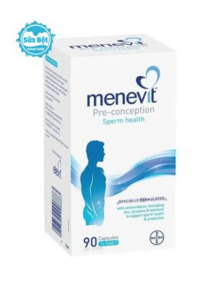 Viên uống Menevit Úc 90 viên hỗ trợ nâng cao chất lượng tinh trùng