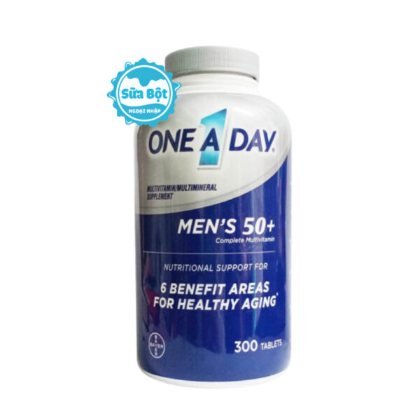 Vitamin tổng hợp One A Day Men’s cho nam giới trên 50 tuổi của Mỹ (300 viên)