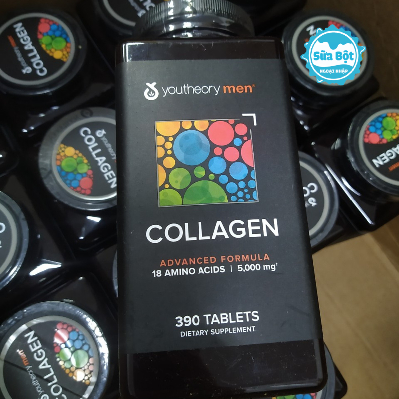 Viên uống Collagen Youtheory Mens giúp duy trì độ ẩm tự nhiên, giảm khô da