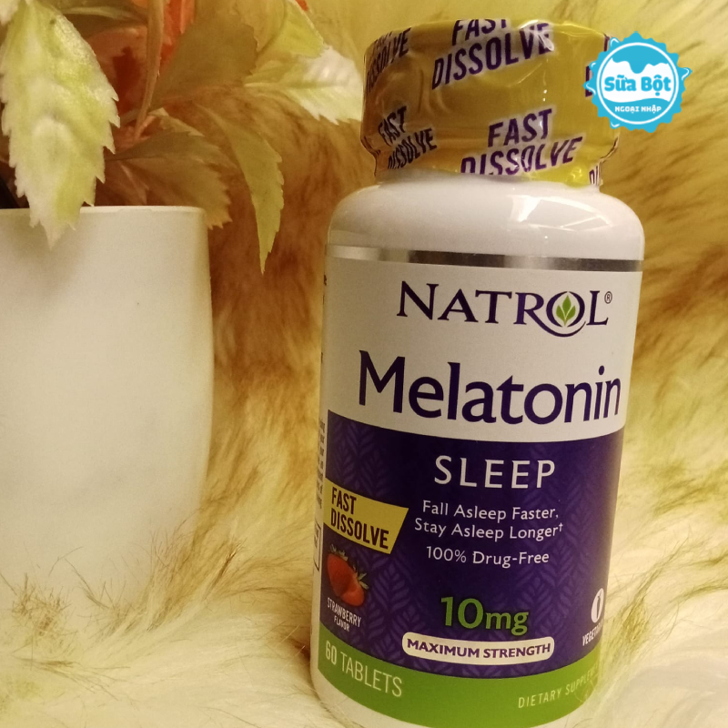 Ưu điểm nổi bật của kẹo ngậm ngủ ngon Natrol Melatonin của Mỹ