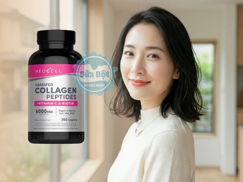 Viên uống NeoCell Super Collagen + C with Biotin giúp da căng mịn, trẻ trung