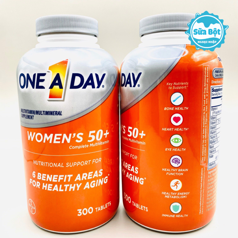 Ưu điểm nổi bật của vitamin tổng hợp One A Day Women’s cho phụ nữ trên 50 tuổi
