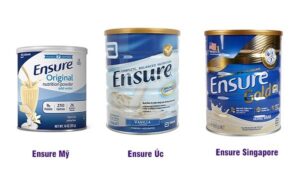 cách pha sữa ensure úc