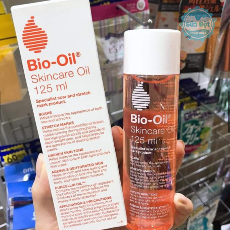 Bio Oil 125ml giúp xóa mờ vết sẹo, rạn da với hiệu quả rõ rệt sau một thời gian sử dụng