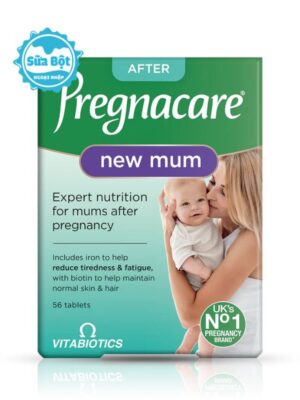 Viên uống Vitabiotics Pregnacare New Mum hỗ trợ phục hồi da và tóc cho phụ nữ sau sinh