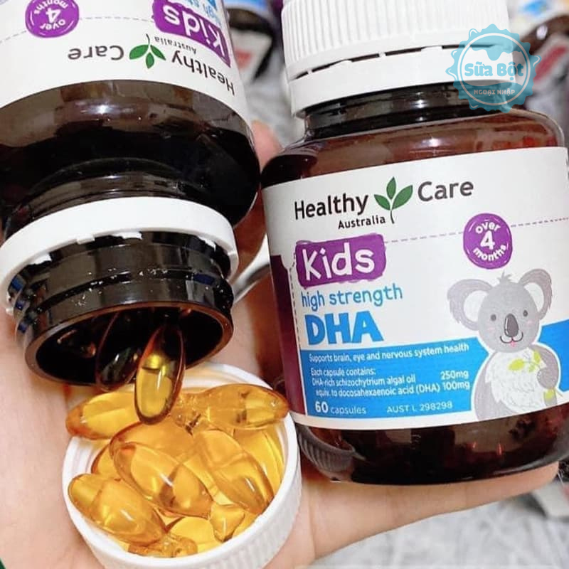 Hàm lượng DHA của Healthy Care là dòng sản phẩm đạt chuẩn cho trẻ em