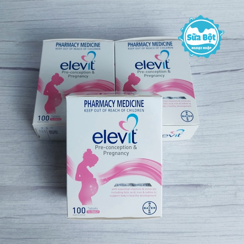Vitamin tổng hợp cho mẹ bầu Elevit Úc (hộp 100 viên)