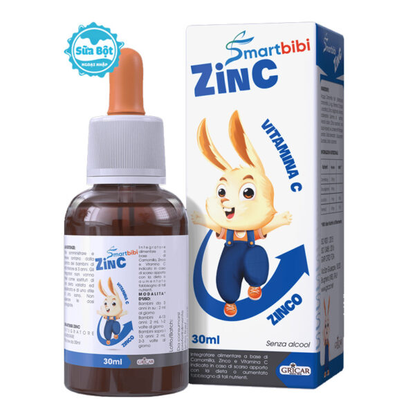 Kẽm Smartbibi ZinC tăng cường kẽm, vitamin C cho trẻ 30ml