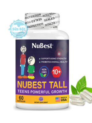 Viên uống NuBest Tall 10+ tăng chiều cao cho bé từ 10 tuổi 60 viên của Mỹ