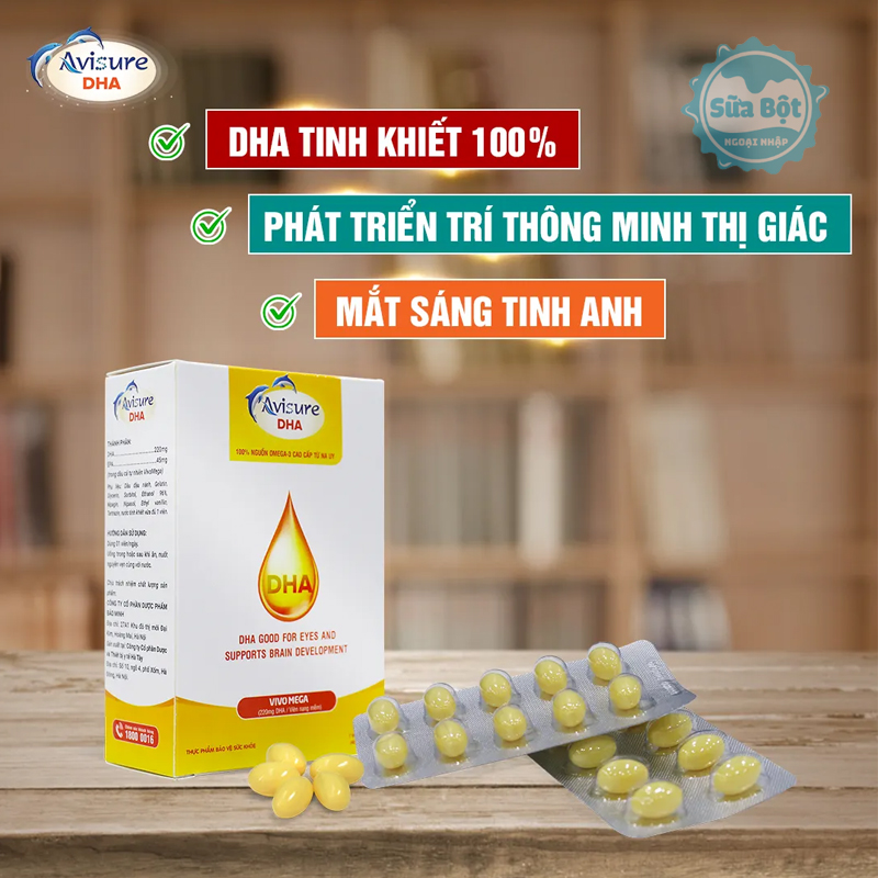 Cách bảo quản viên uống Avisure DHA 40 viên của Việt Nam