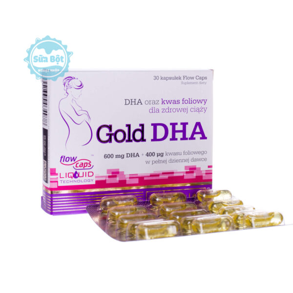 Viên uống Gold DHA Chela Olimp Labs bổ sung DHA 30 viên của Balan