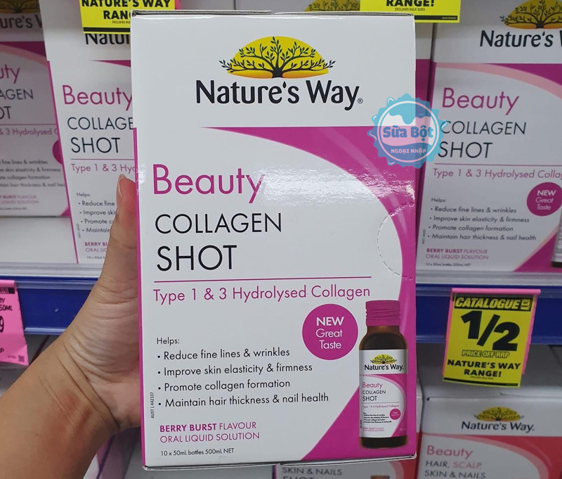 Beauty Collagen Shot của thương hiệu Nature's Way nước Úc uy tín về chất lượng Beauty Collagen Shot của thương hiệu Nature's Way nước Úc uy tín về chất lượng