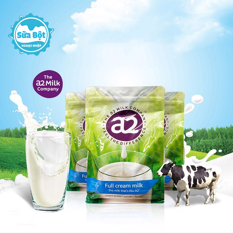 Sữa bột A2 Full cream là một sản phẩm duy nhất trên thị trường hiện nay có chứa toàn bộ A2 beta casein