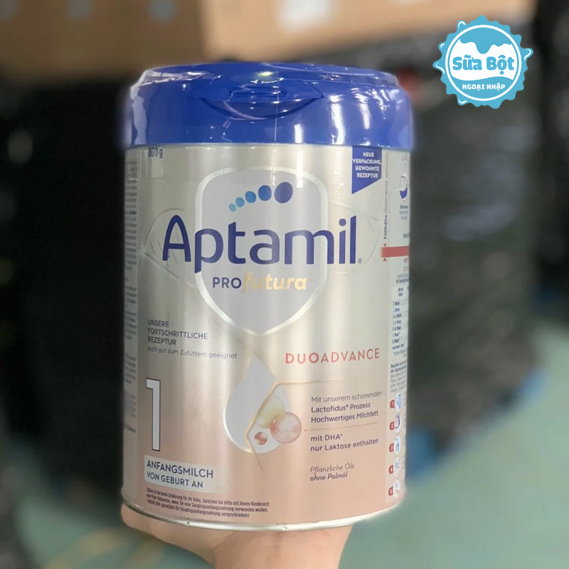 Cách bảo quản sữa Aptamil Profutura Duoadvance Đức số 1 800g